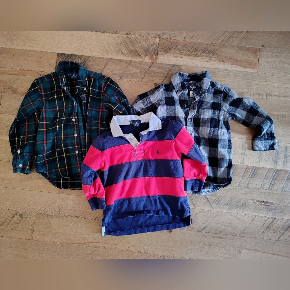 Lot of 4t long sleeve shirts